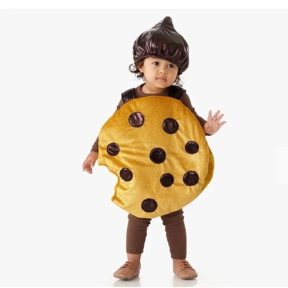 Pottery Barn Chocolate Chip Cookie Costume - Brown and Gold